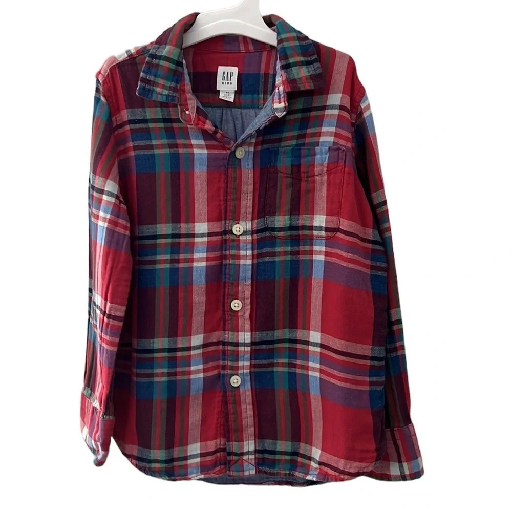 GAP Button up long sleeve boys shirt